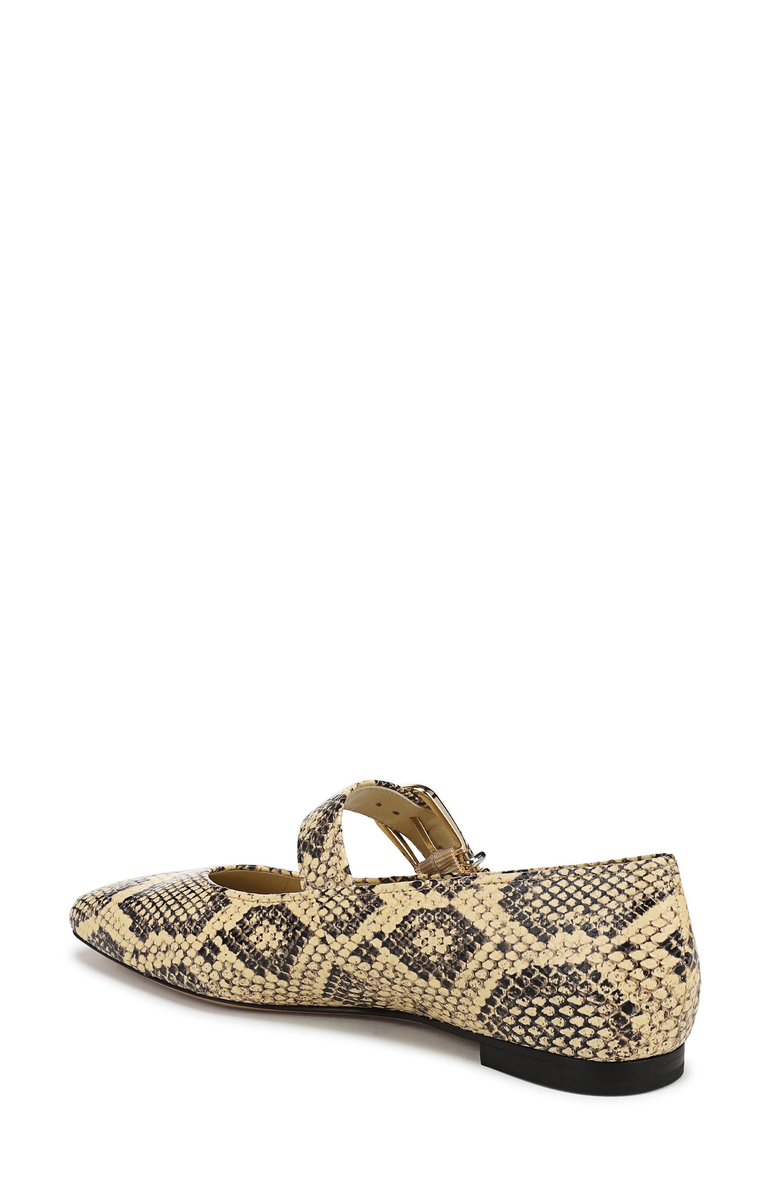 Daniela Mary Jane Flat, Alternate, color, CASHEW SNAKE