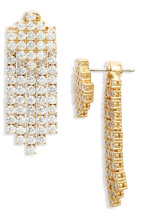 Fringe Front/Back Earrings