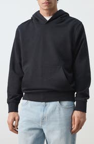 MANGO Regular Fit Cotton Fleece Hoodie
