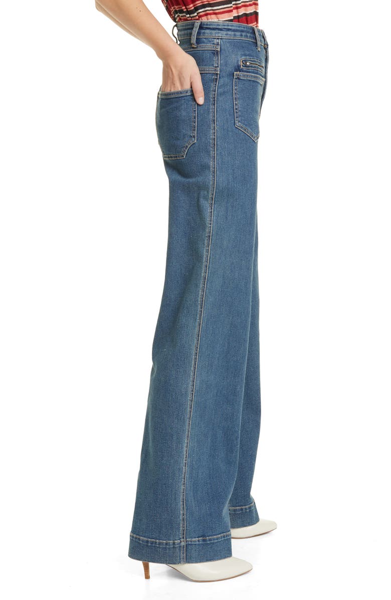 Joie McKena Wide Leg Jeans, Alternate, color, 