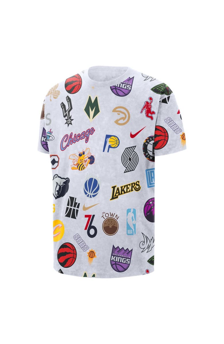 Nike Unisex Nike  White NBA 2025/26 City Edition Remix All Over Print T-Shirt, Alternate, color, White