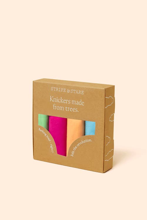 STRIPE & STARE STRIPE & STARE ORIGINAL KNICKER FOUR PACK
