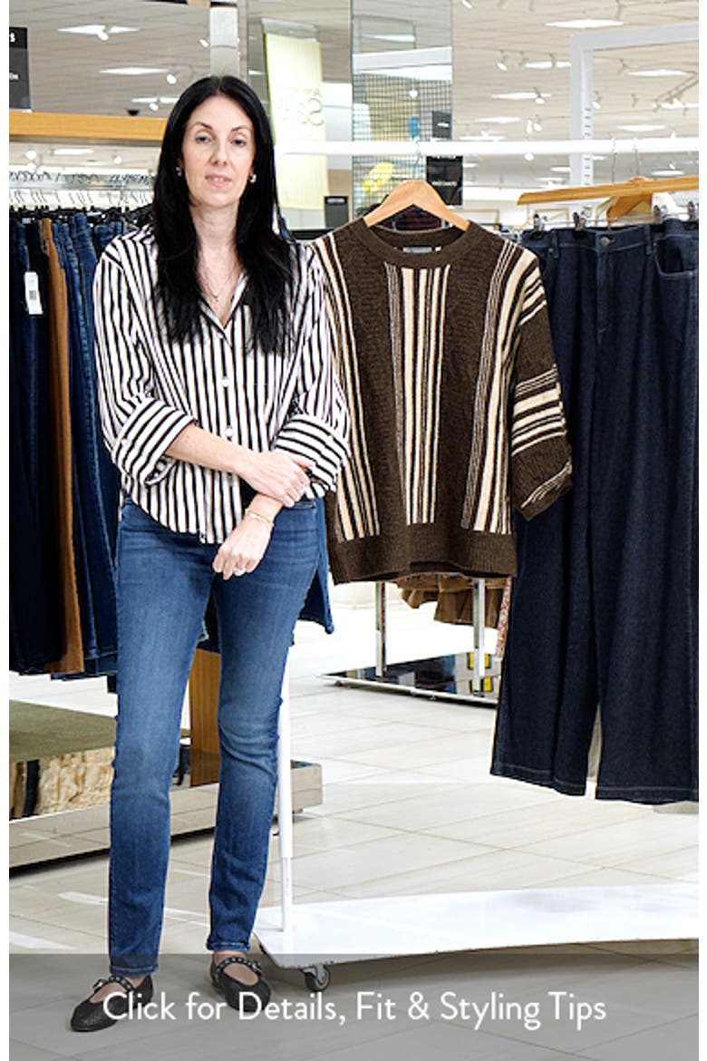 Striped Dolman Sleeve Sweater video