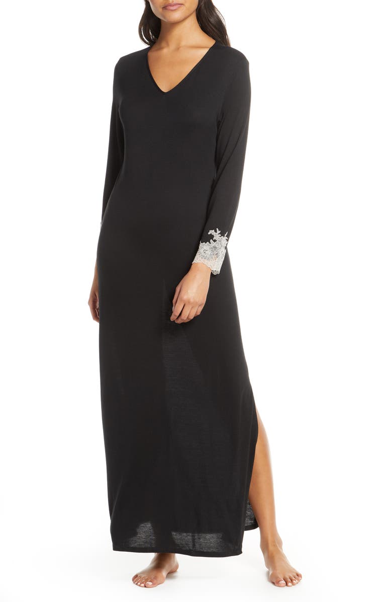 Natori Lounger Luxe Shangri La Nightgown, Main, color,