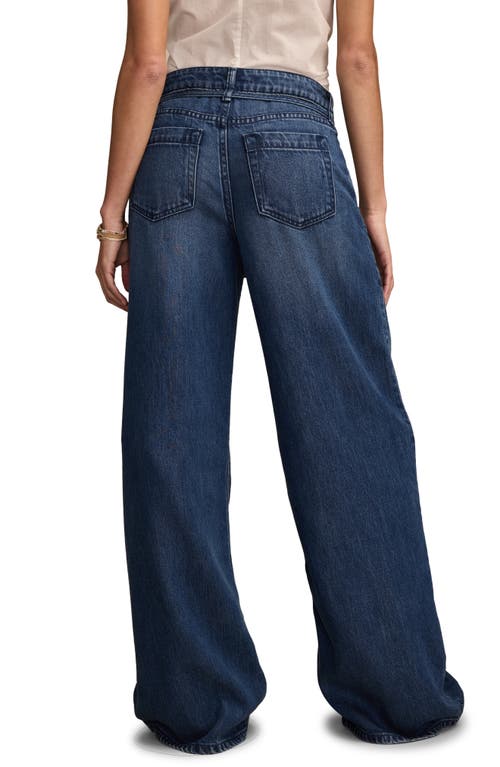 Lucky Brand Legend Palazzo Wide Leg Jeans In Blue