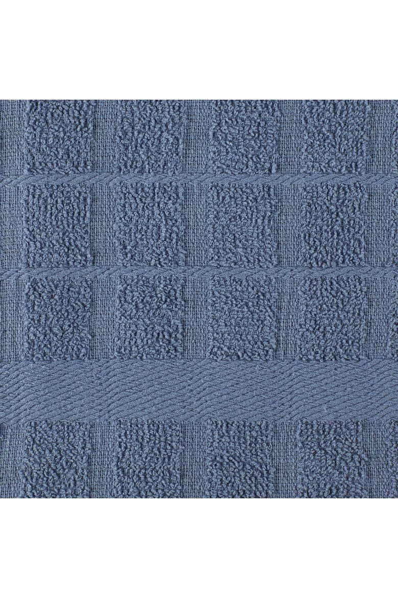 Solid Windowpane Terry Dishtowel Set/4, Alternate, color, Stonewash Blue
