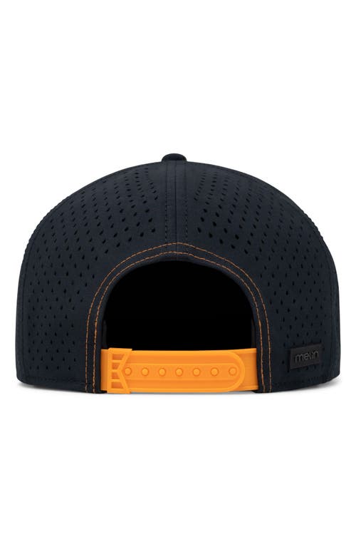 Melin Trenches Icon Hydro Performance Snapback Hat In Forest