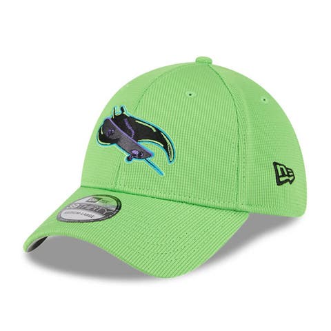 Men's New Era Neon Green Tampa Bay Rays City Connect Batting Practice 39THIRTY Flex Hat