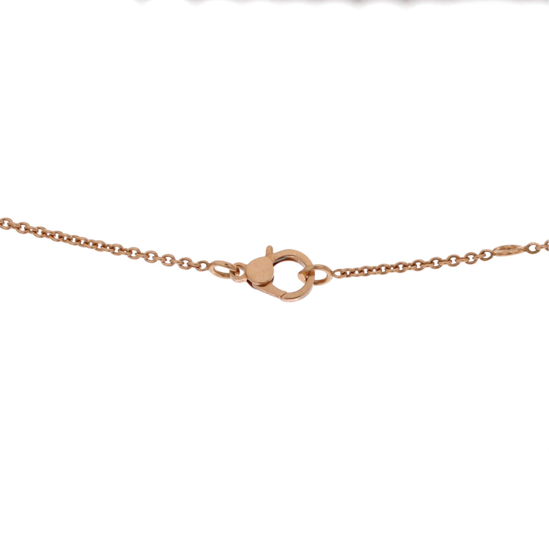 Finesse Pendant Necklace 18K Rose Gold and Diamonds, Alternate, color, Metallic Gold