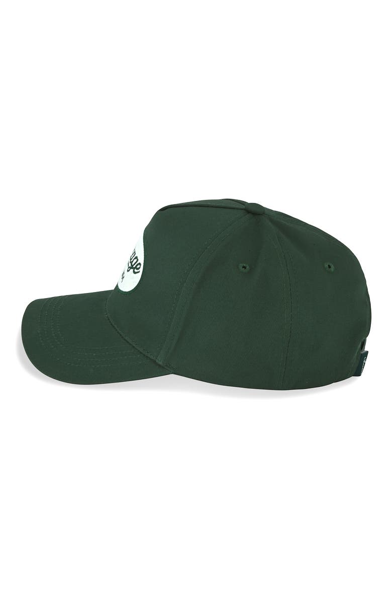 Vintage Embroidered Patch Baseball Cap, Alternate, color, GREEN/ WHITE