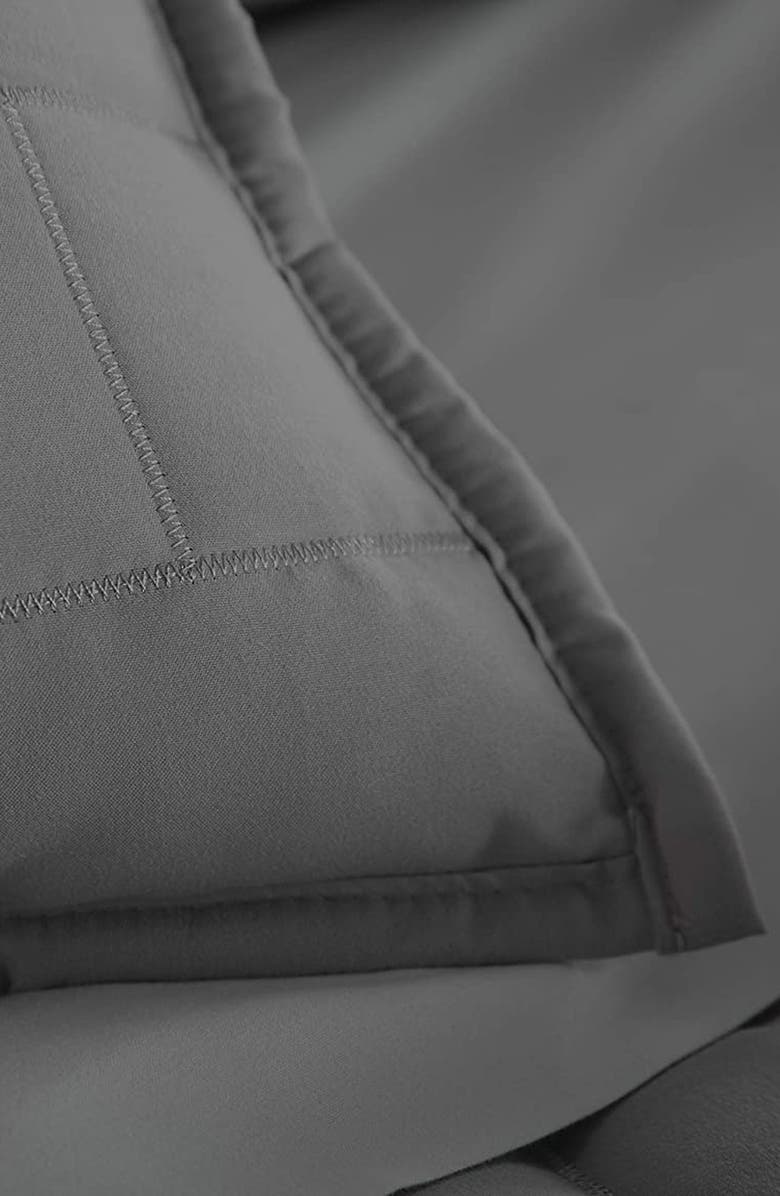 SOUTHSHORE FINE LINENS Brickyard Quilt Set, Alternate, color, Slate