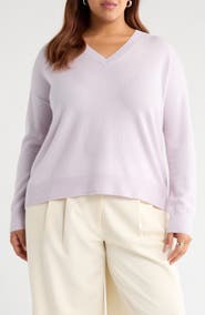 Nordstrom Cashmere V-Neck Sweater