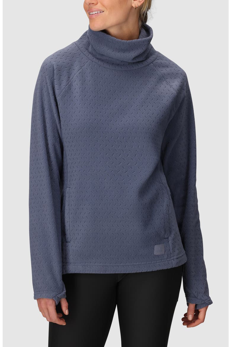 Trail Mix XT Fleece Cowl Neck Top, Main, color, SUMMIT
