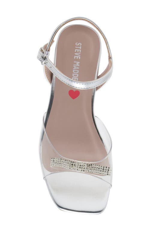 Steve Madden Kids' Jmerry Ankle Strap Sandal In Vinyl