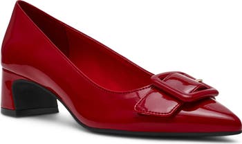 Anne Klein Senara Buckle Pointed Toe Pump (Women) | Nordstrom