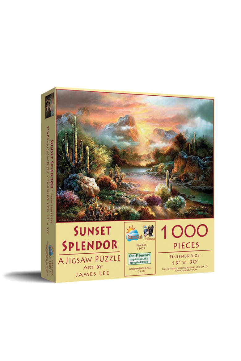 Sunset Splendor 1000 piece Jigsaw Puzzle for Adults, Main, color, Multicolor
