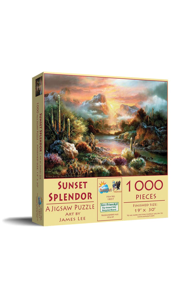 Sunsout Sunset Splendor 1000 piece Jigsaw Puzzle for Adults, Main, color, Multicolor