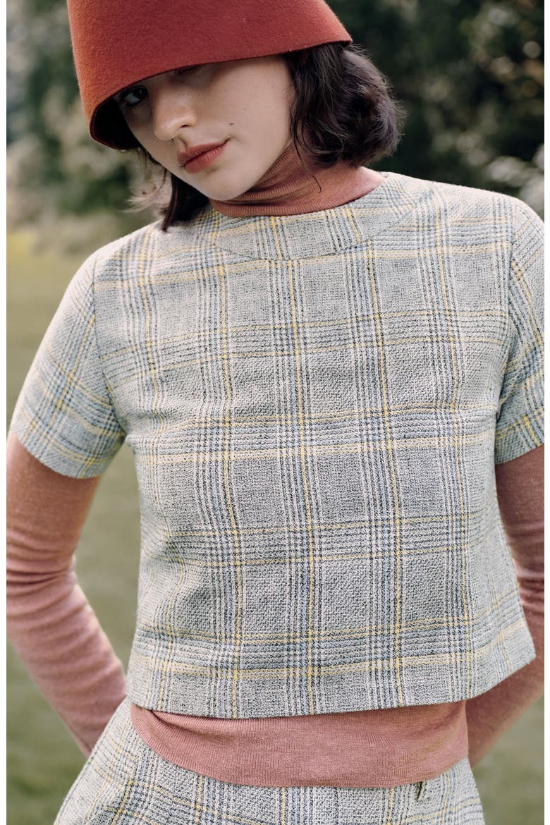 Plaid Theory Top, Alternate, color, plaid