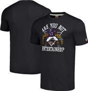 Homage Men's Homage  Ray Lewis Heathered Charcoal Baltimore Ravens  Caricature Retired Player Tri-Blend T-Shirt