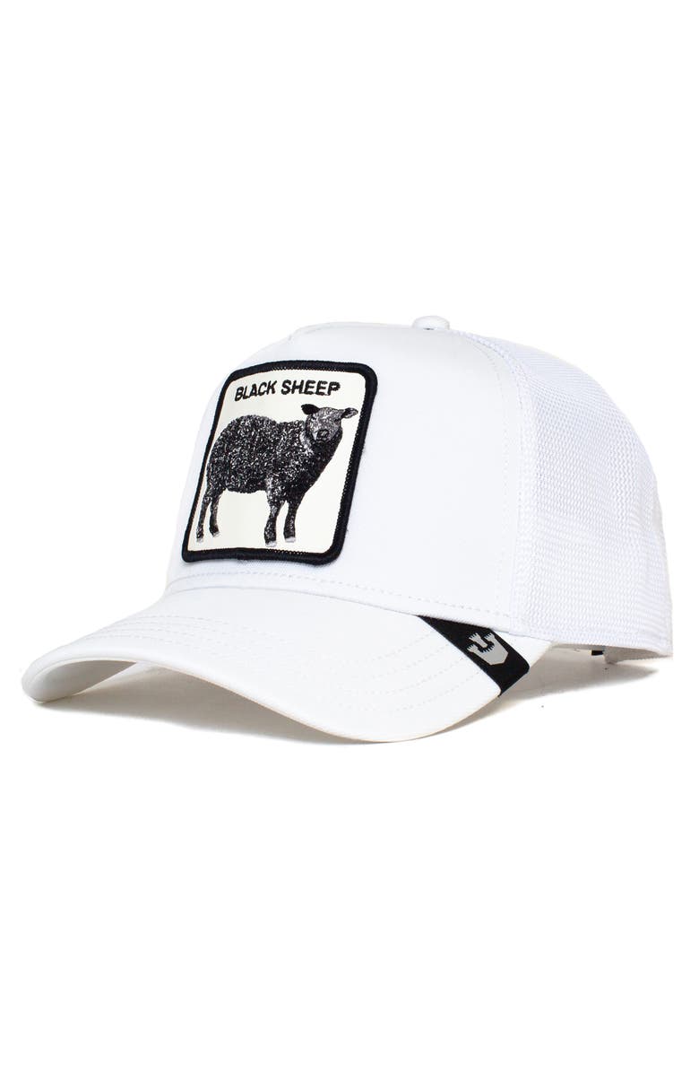 Goorin Bros. Platinum Sheep Trucker Hat, Main, color, Platinum
