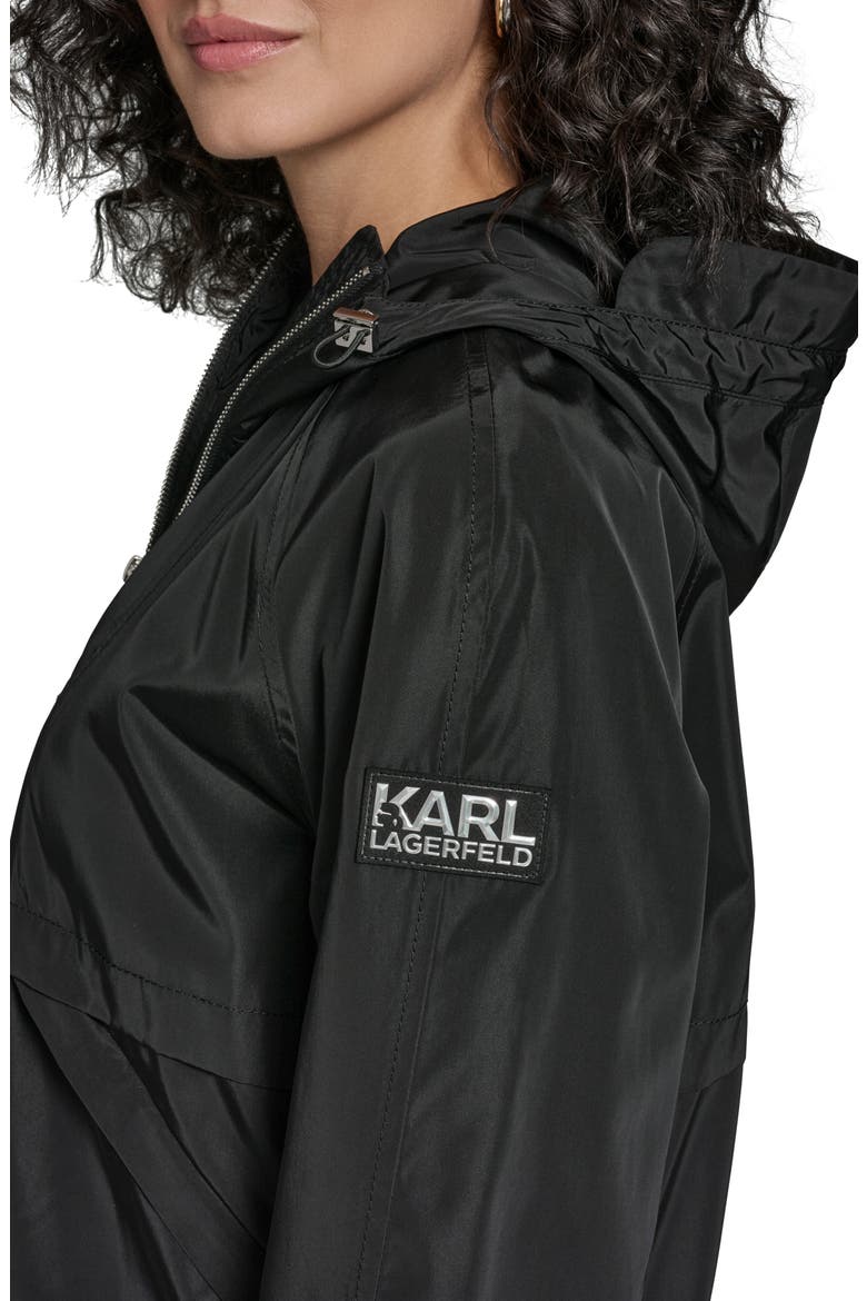 Hooded Windbreaker, Alternate, color, BLACK