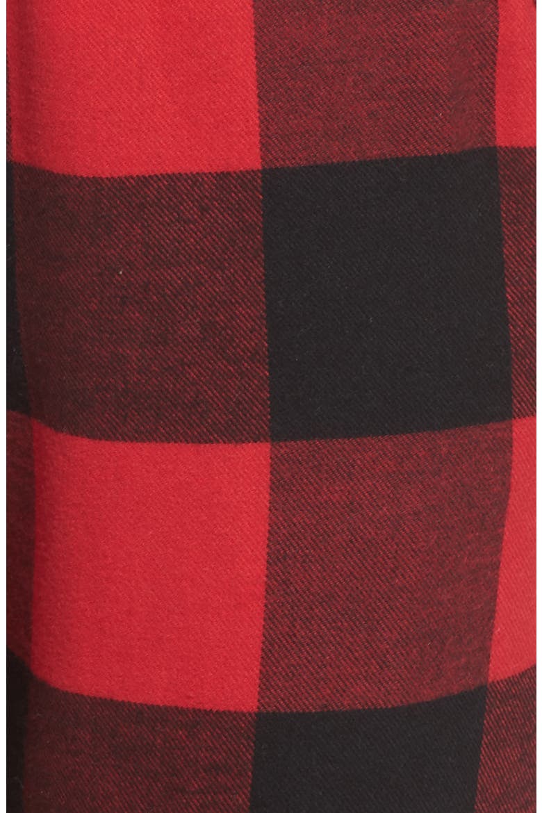 Flannel Lounge Pants, Alternate, color, RED PEPPER BEST BUFFALO