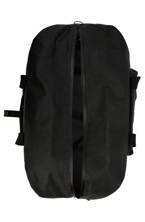 Barbour Field Water Resistant Waxed Cotton Duffle Bag