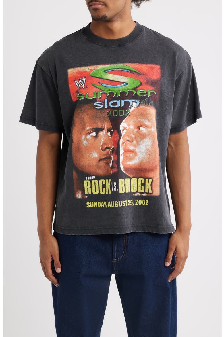 WWE Summer Slam Graphic T-Shirt, Main, color, BLACK WASH