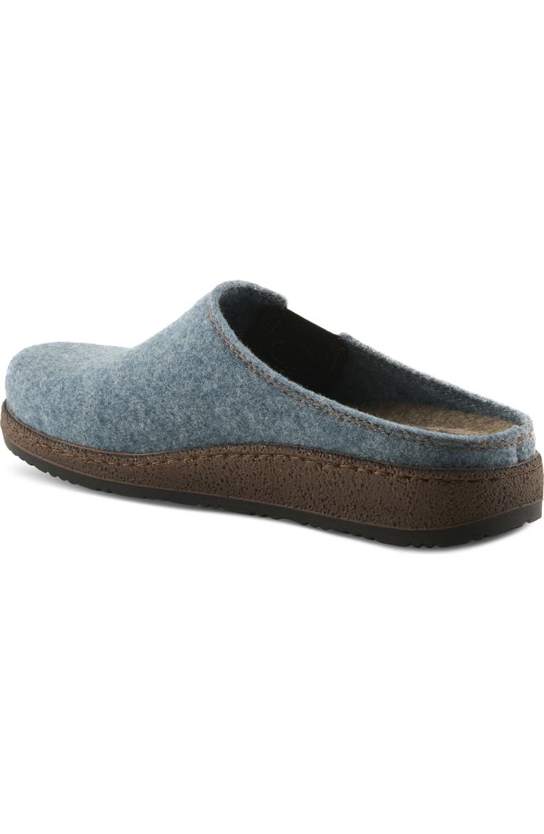Flexus by Spring Step Cozily Wool Clog, Alternate, color, Denim Blue
