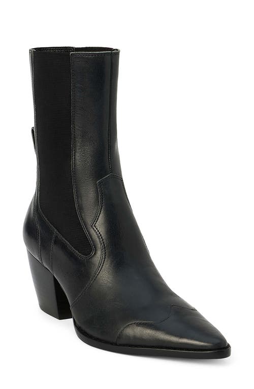Matisse Keith Lizard Embossed Chelsea Boot In Black