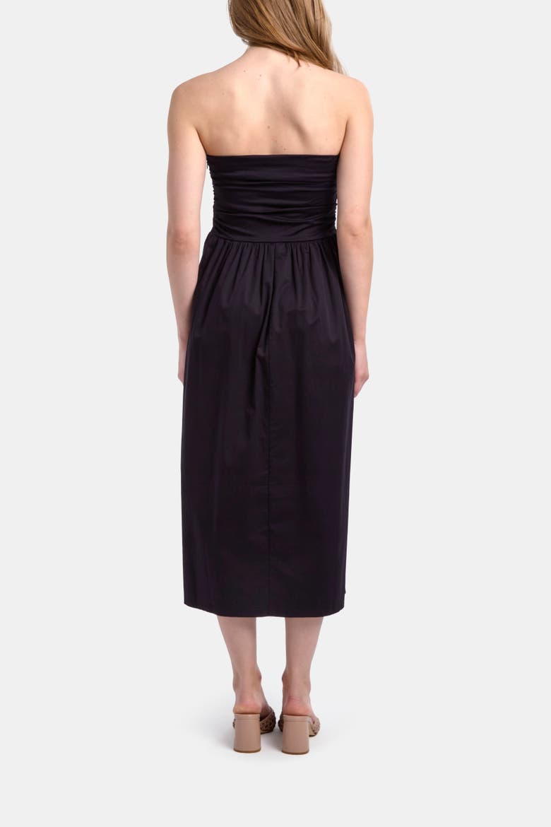 THE WAVE DRESS, Alternate, color, BLACK