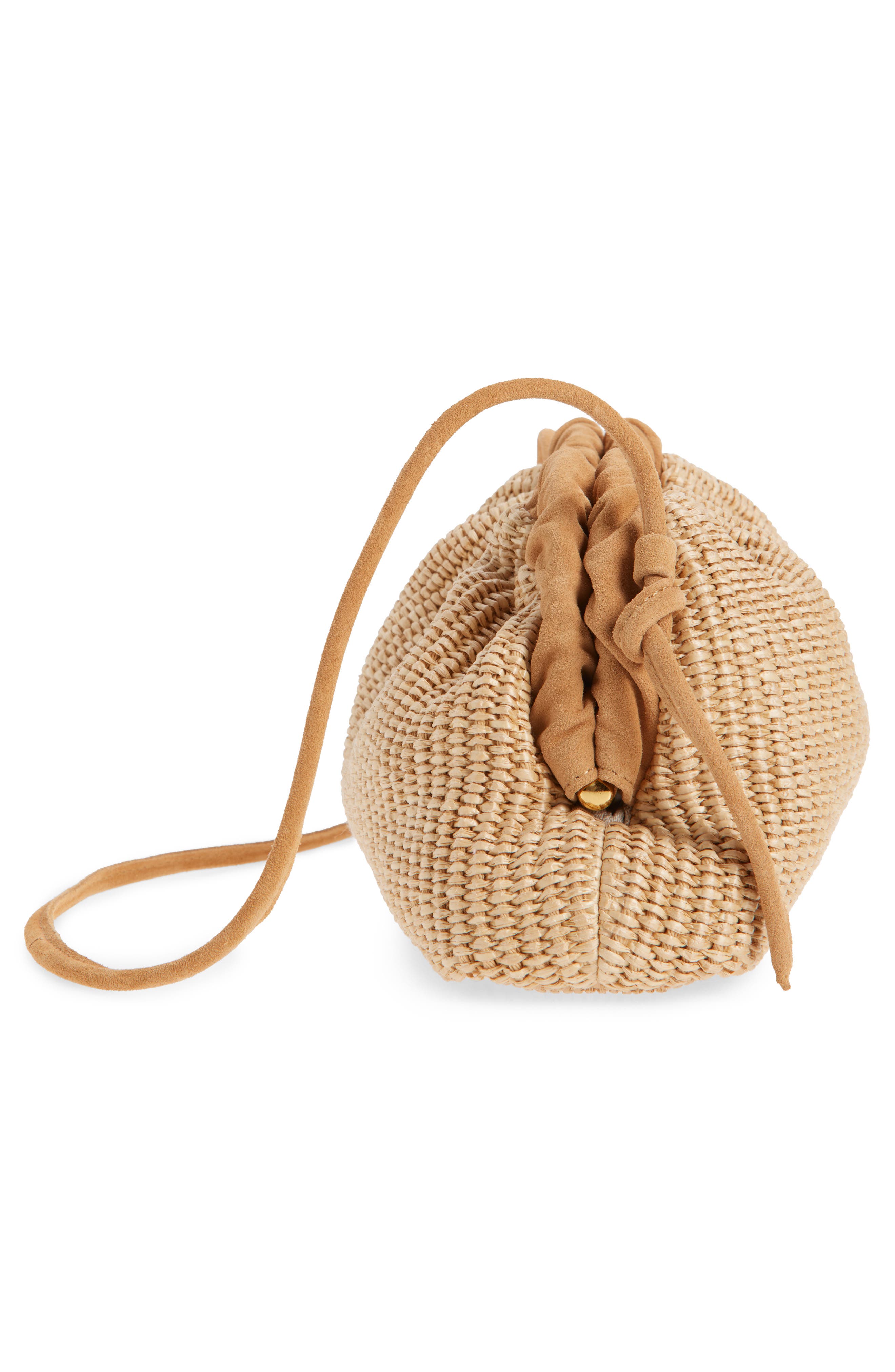Mini Cloud Clutch, Alternate, color, NATURAL