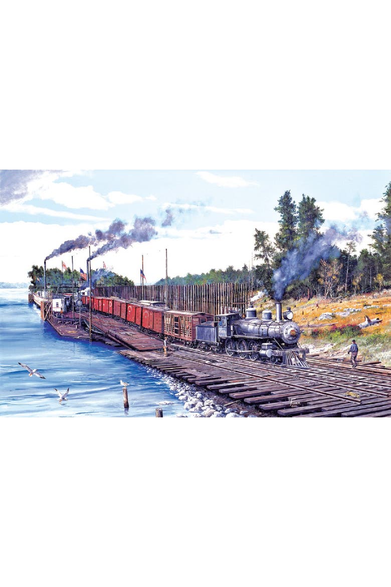 Crossing Columbia 550 piece Jigsaw Puzzle for Adults, Alternate, color, Multicolor