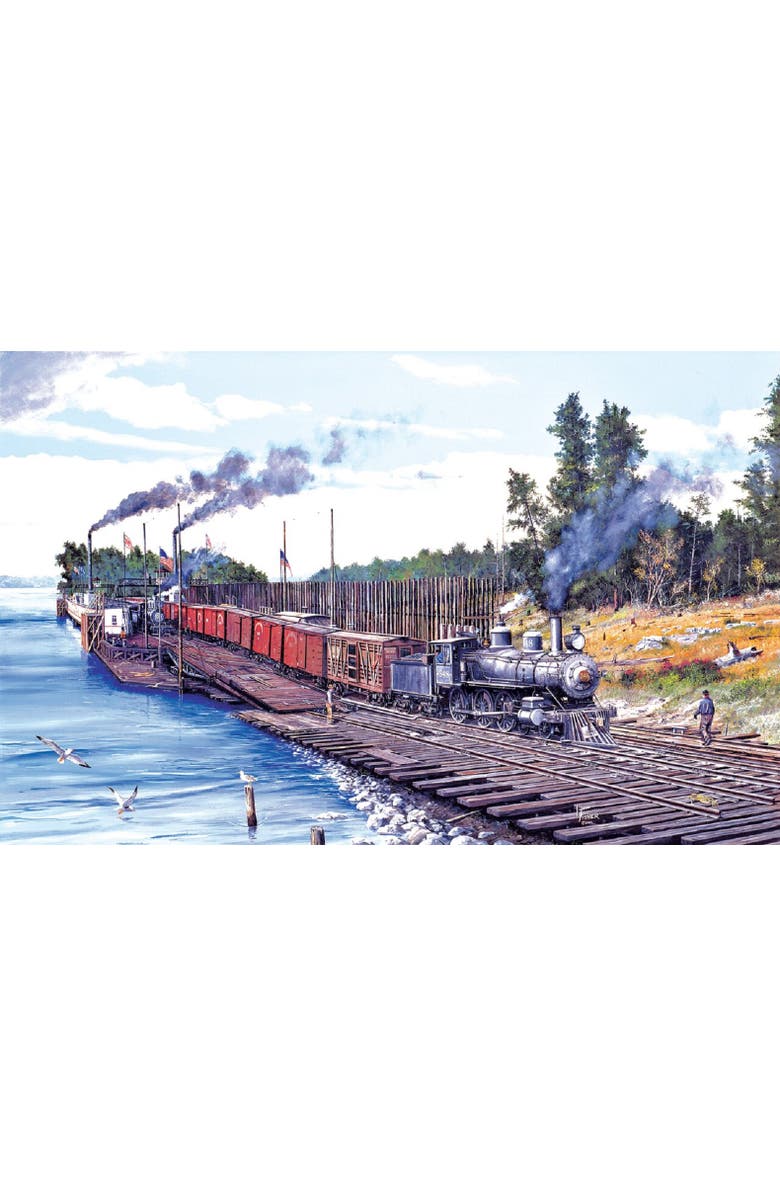 Sunsout Crossing Columbia 550 piece Jigsaw Puzzle for Adults, Alternate, color, Multicolor