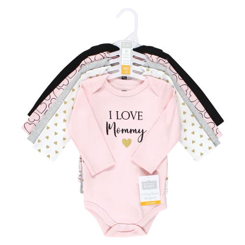 Hudson Baby Essential Long-sleeve Cotton Bodysuit Set