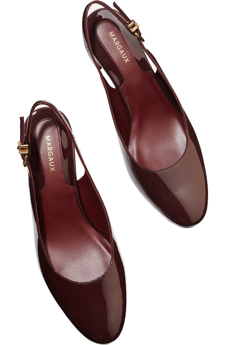 MARGAUX The Cluny Slingback, Alternate, color, Burgundy Patent