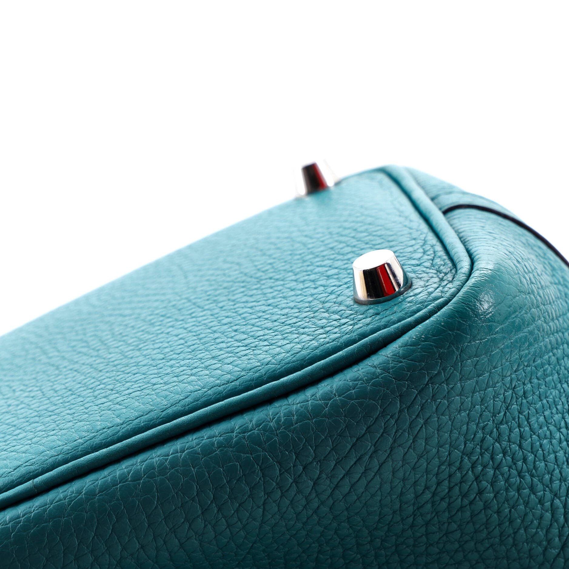 Pre-Owned Hermes Picotin Lock Bag Clemence PM, Alternate, color, Bleu Paon