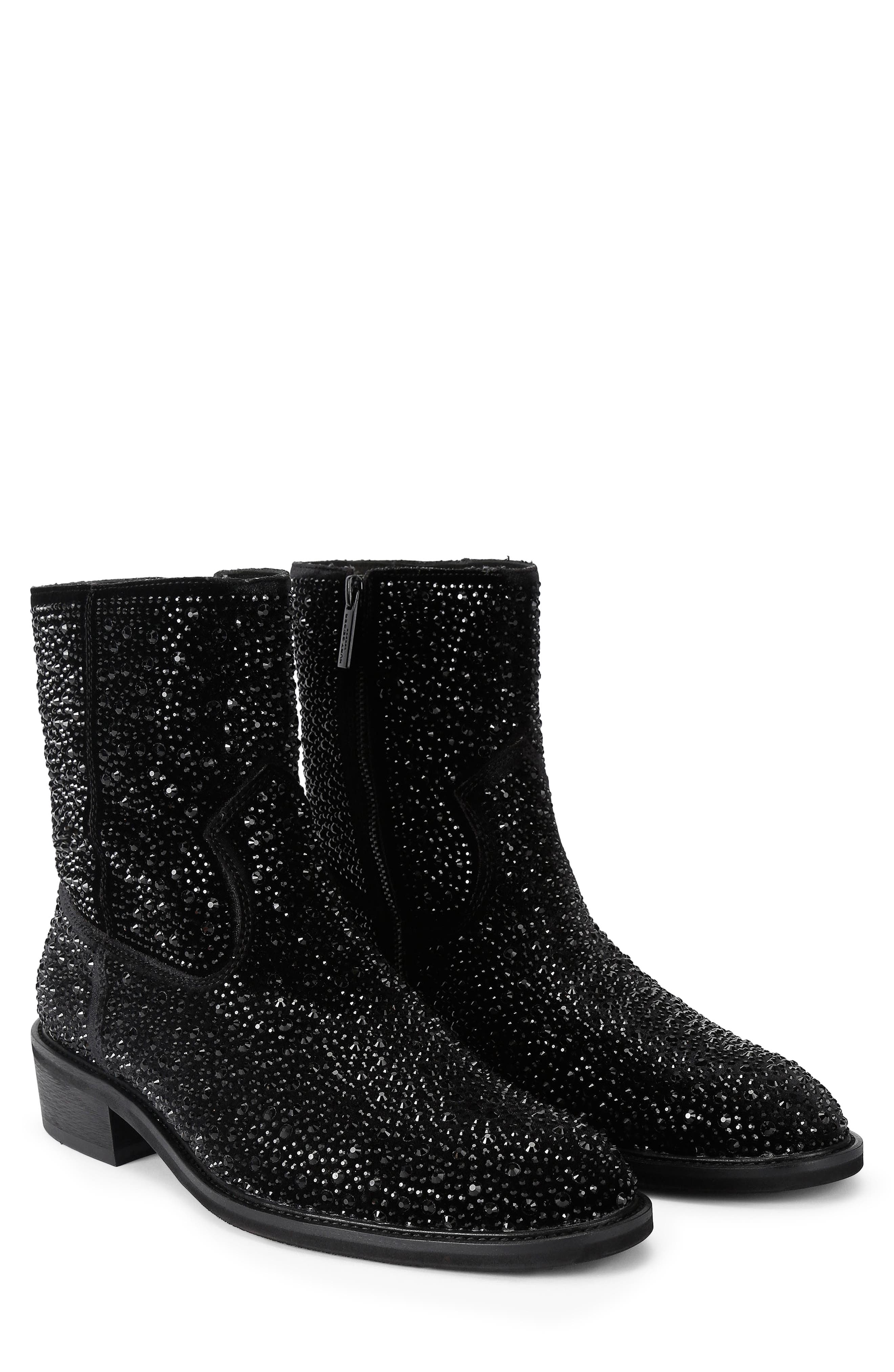 Palmer Western Boot, Alternate, color, BLACK