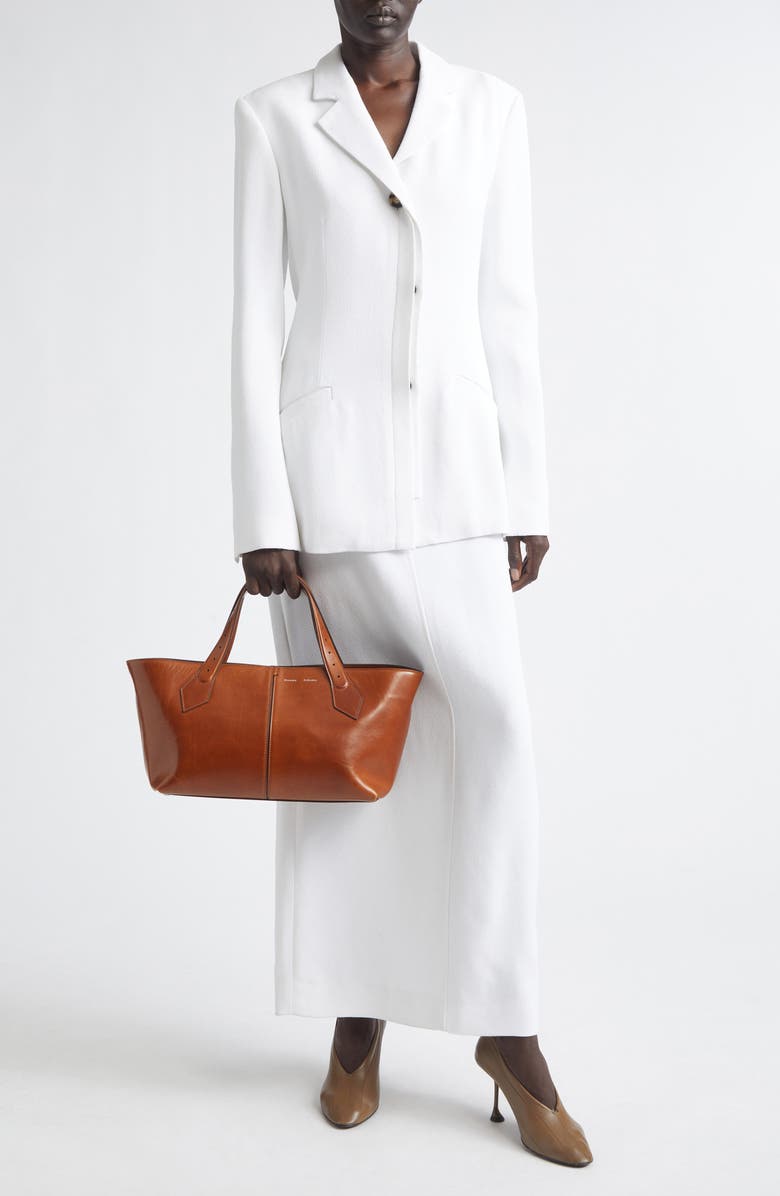 Proenza Schouler Vioni Heavy Sable Blazer, Alternate, color, White