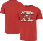 '47 Men's '47 Scarlet San Francisco 49ers Faithful to the Bay Regional Franklin T-Shirt