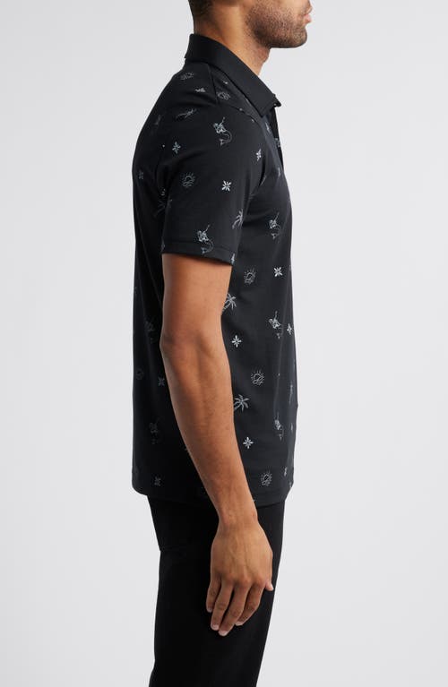 Travismathew Cove Dive Polo In Black