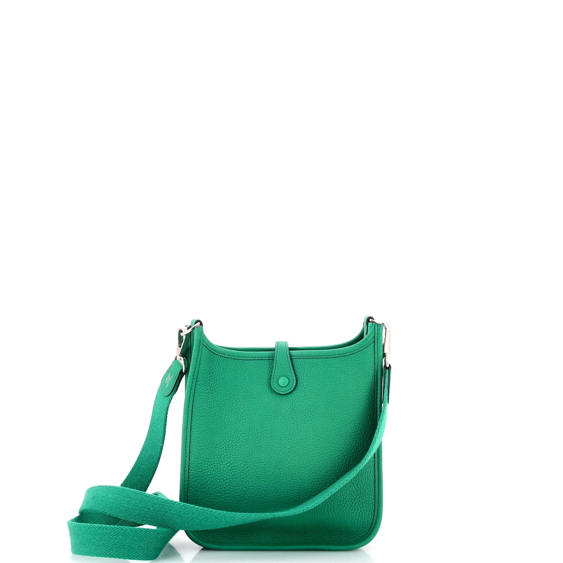 Pre-Owned Hermes Evelyne Bag Gen III Maurice TPM, Alternate, color, Vert Jade