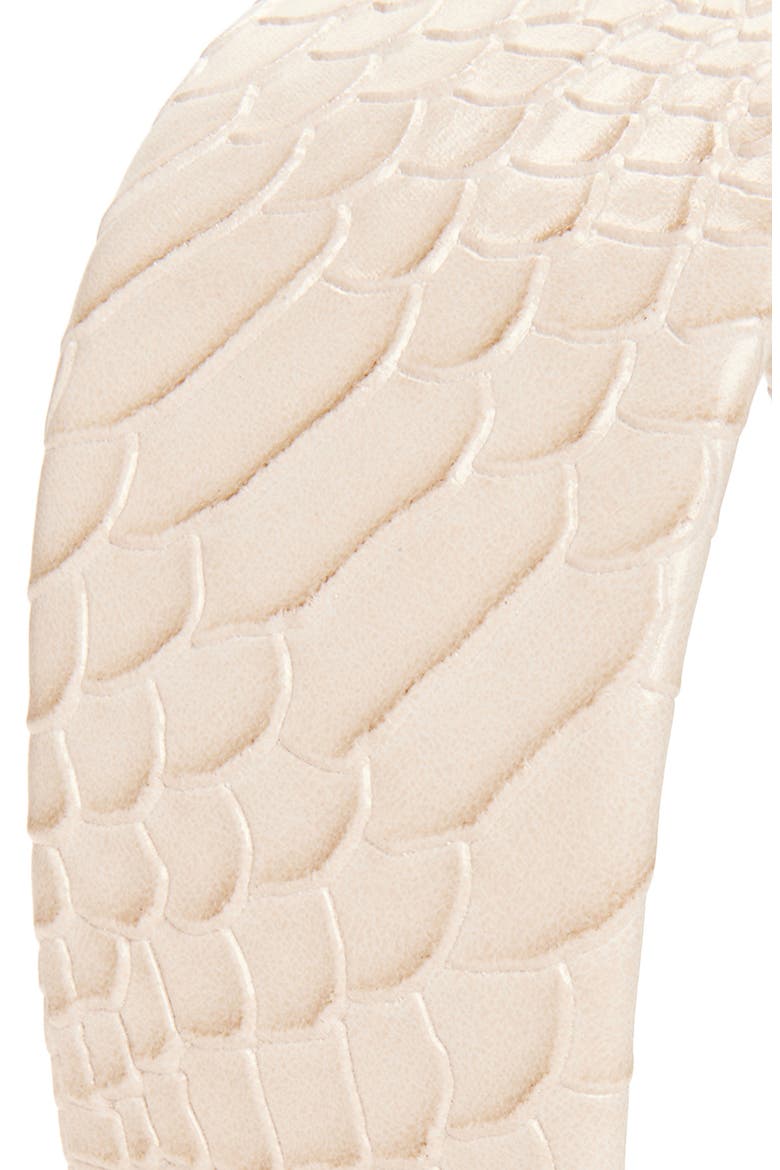 Brigitte Faux Croc Headband, Alternate, color, BISQUE
