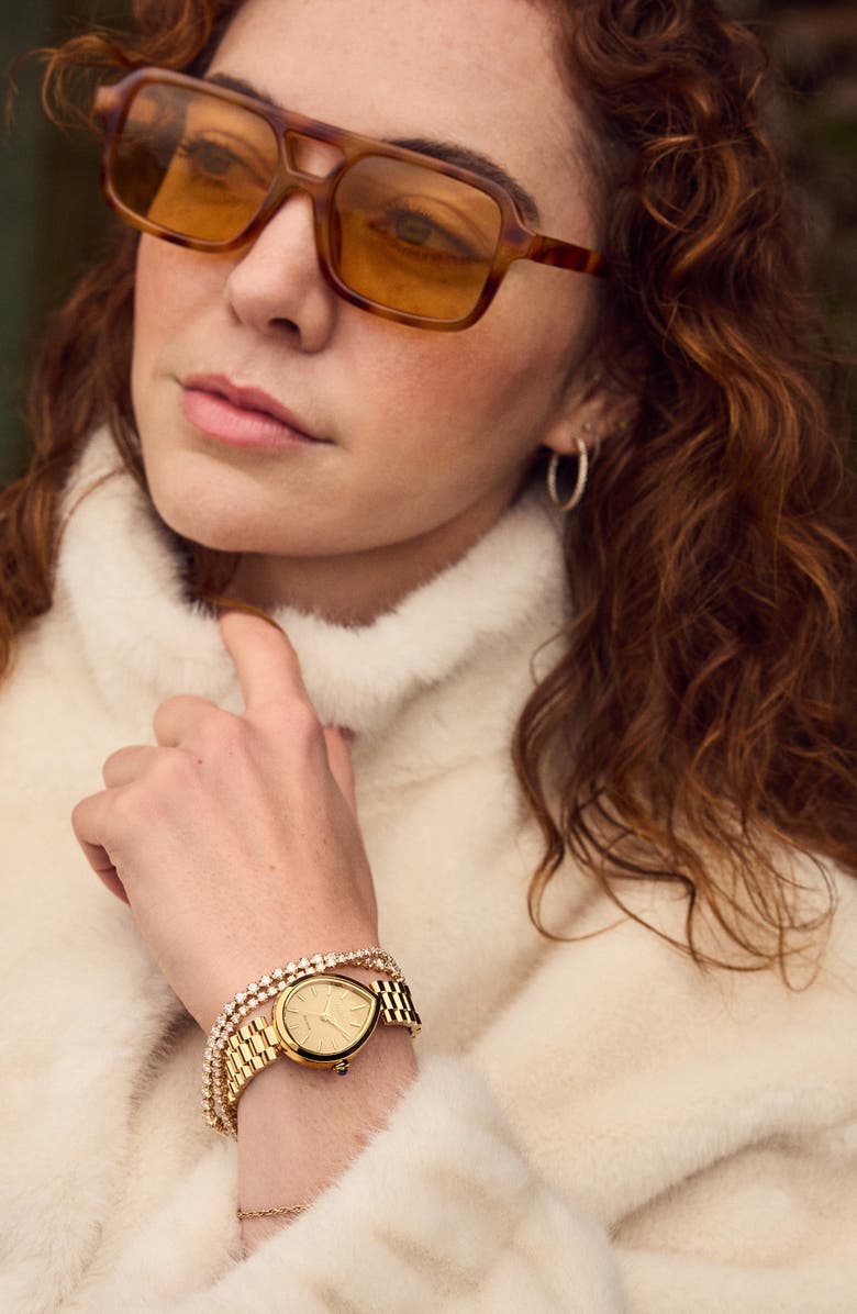 Citizen Rainell Classic Bracelet Watch, 31.3mm x 26mm, Alternate, color, Gold-Tone