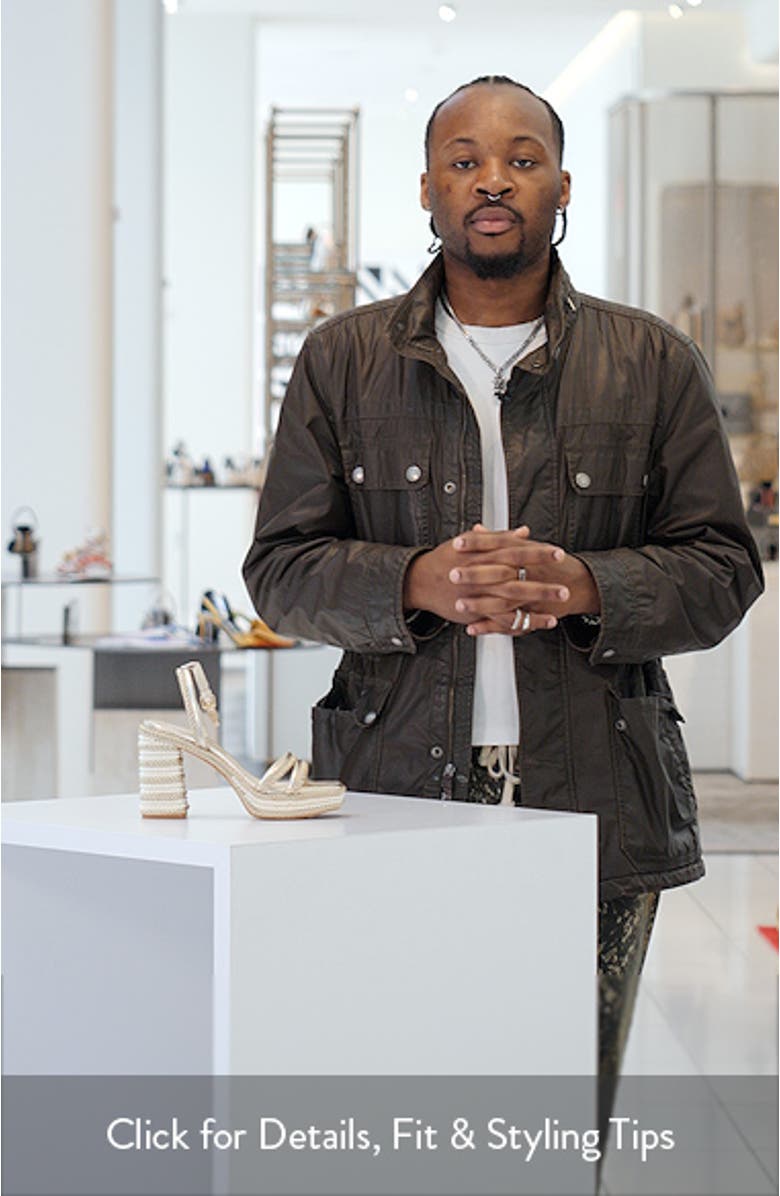 Agnes Ankle Strap Platform Sandal, sales video thumbnail