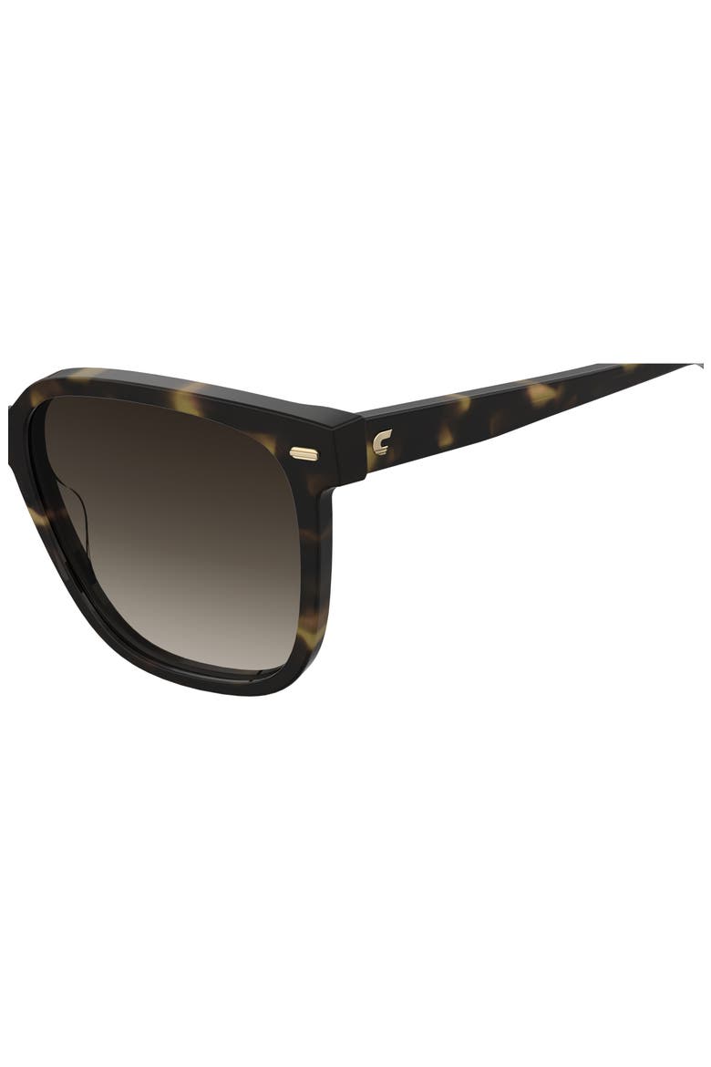 55mm Rectangular Sunglasses, Alternate, color, HAVANA/ BROWN GRADIENT
