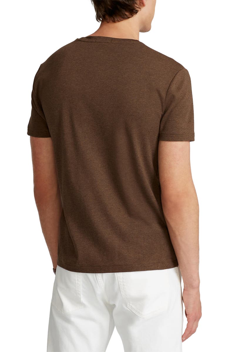 Polo Ralph Lauren Classic Fit Cotton Crewneck T-Shirt, Alternate, color, Nutmeg Brown Heather