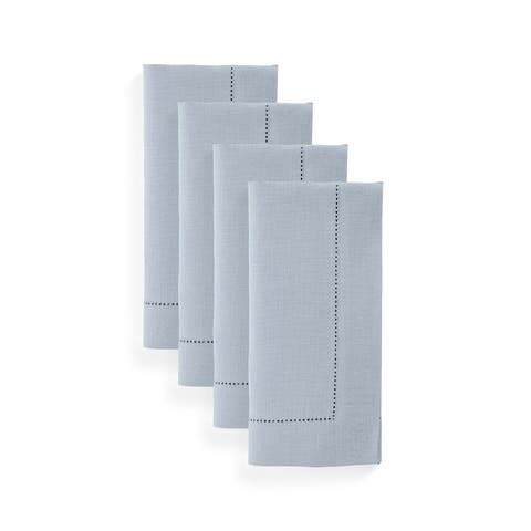 Linen Dinner Napkins - Classic Hemstitch