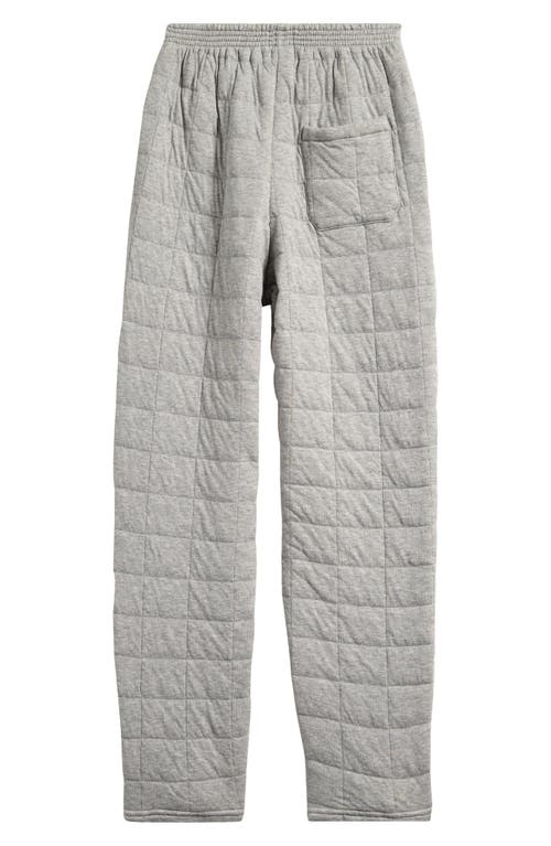 Bobo Choses Kids' Quilted Cotton Blend Sweatpants In Gray