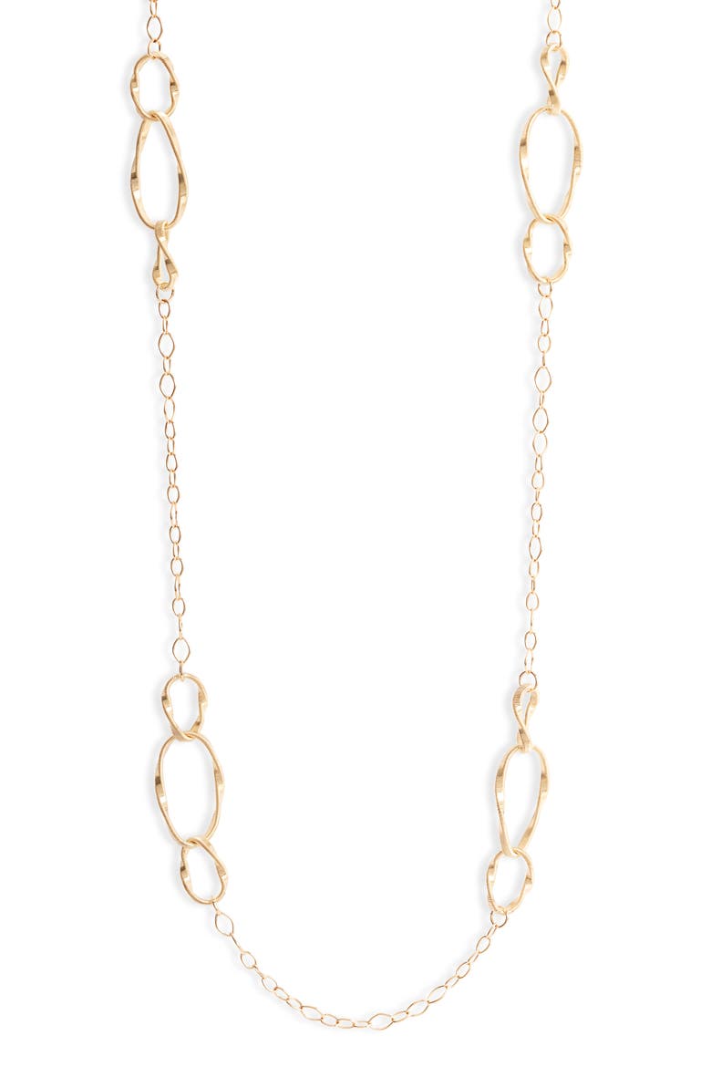 Marrakech Onde 18K Yellow Gold Link Necklace, Alternate, color, YELLOW GOLD